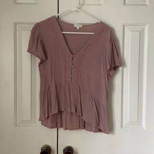 Juniors Blouse: Blush